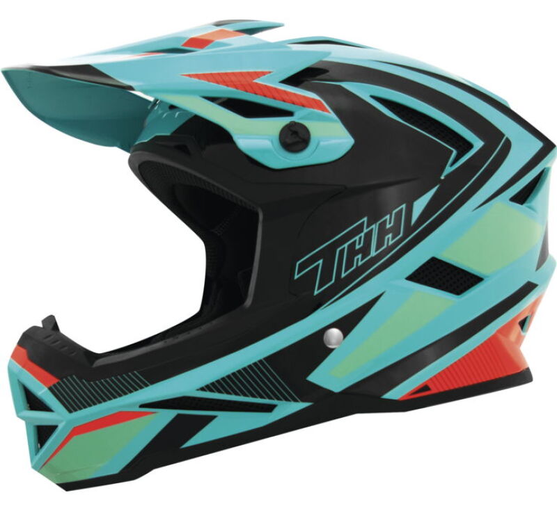 THH Helmets T-42 BMX Acceler Blue/Orange - XS