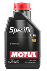 Motul 1L OEM Synthetic Engine Oil ACEA A1/B1 Specific 5122 0W20