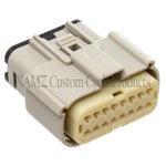 NAMZ 07-22 Glide Main Harness Molex MX-150 16-Position Female Connector - Grey (HD 72491-07GY)