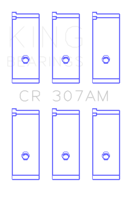 King Engine Bearings Suzuki G-10 (Size +0.75mm) Connecting Rod Bearing Set