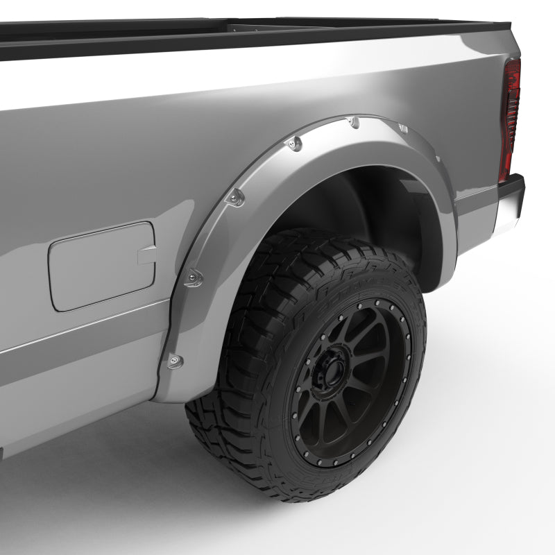 EGR 2017 Ford Super Duty Bolt-On Look Color Match Fender Flares - Set - Ingot Silver