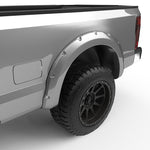 EGR 2017 Ford Super Duty Bolt-On Look Color Match Fender Flares - Set - Ingot Silver