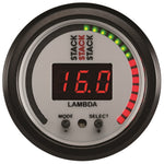 Autometer Stack 52mm Pro-Control Wideband Air/Fuel Ratio (Lambda) Gauge - White