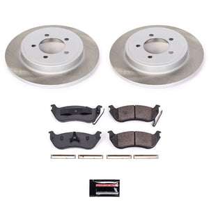 Power Stop 07-10 Mercury Mountaineer Rear Semi-Coated Rotor Kit