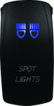 DragonFire Racing Lighted Switch Spot Light On/Off Blue