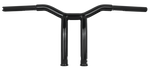 Burly Brand Dominator Raked Bar 10in - Gloss Black