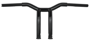 Burly Brand Dominator Raked Bar 10in - Gloss Black