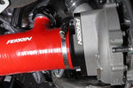 Perrin 2022+ Subaru WRX Red 3in Turbo Inlet Hose w/ Nozzle (Short)