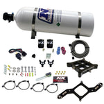 Nitrous Express 4150 Billet Crossbar Pro-Power Nitrous Kit (100-500HP) w/15lb Bottle