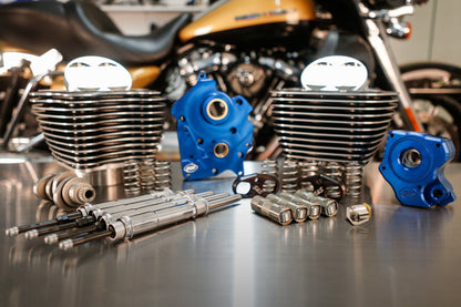 S&S Cycle 2017+ M8 4.250in Bore 550C Cam w/ Chrm Pushrods Power Pack - Blk Granite w/ HL - Incl. VVT