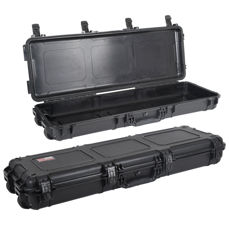 Go Rhino XVenture Gear Hard Case - Long 44in. / Lockable / IP67 / Automatic Air Valve - Tex. Black