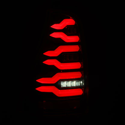 AlphaRex 03-09 Toyota 4Runner LUXX-Series LED Tail Lights- Black