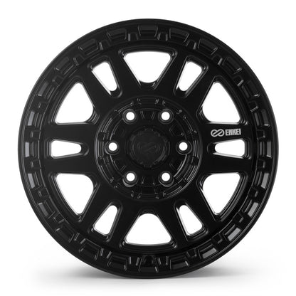 Enkei Trail-Tracker 18x9 / 6x139.7 BP / ET0 / 106.1mm Bore - Matte Black Wheel