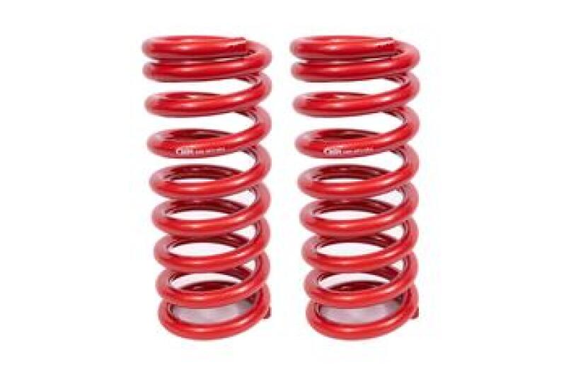 BMR 67-69 Chevrolet Camaro / Pontiac Firebird 3in Drop Small Block Front Lowering Springs - Red