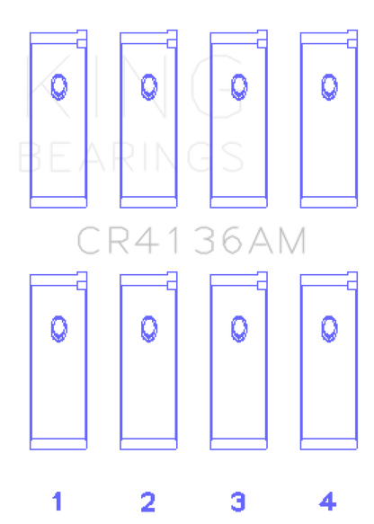 King Engine Bearings 91-02 Nissan SR20DE L4 DOHC 16 Valves (Size +0.75) Rod Bearing Set