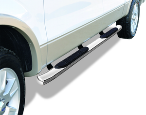 Go Rhino 09-14 Ford F-150 Super Crew 4dr 415 Series SideSteps - Polished