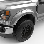 EGR 2017 Ford Super Duty Bolt-On Look Color Match Fender Flares - Set - Ingot Silver