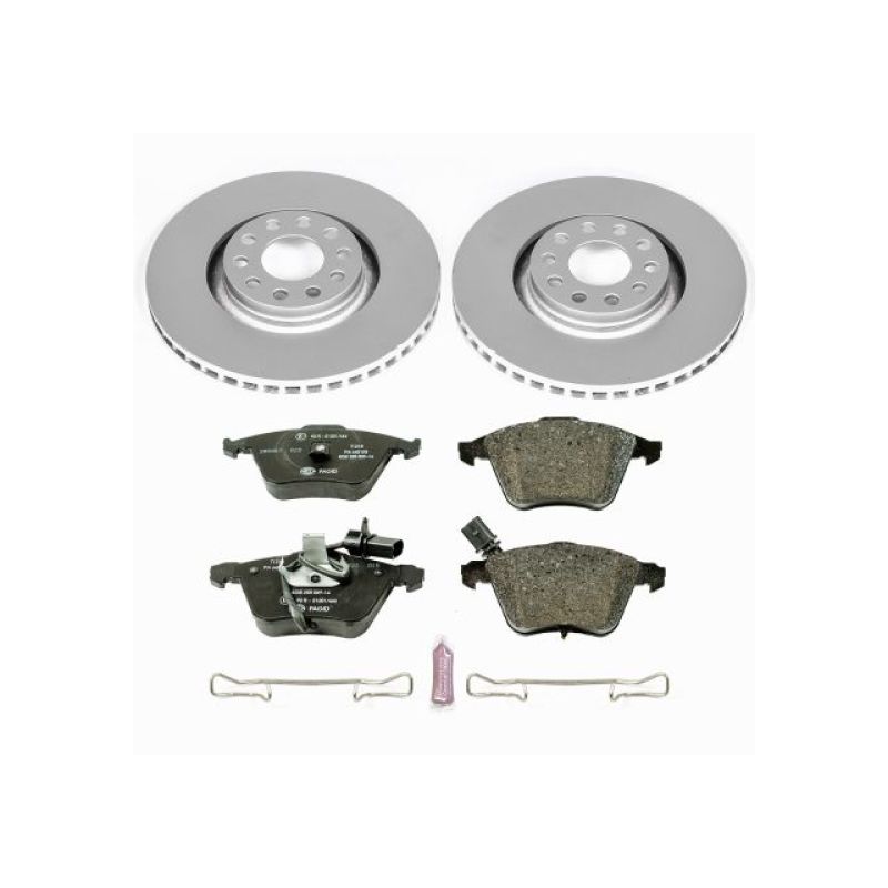 Power Stop 02-04 Audi A6 Quattro Front Euro-Stop Brake Kit