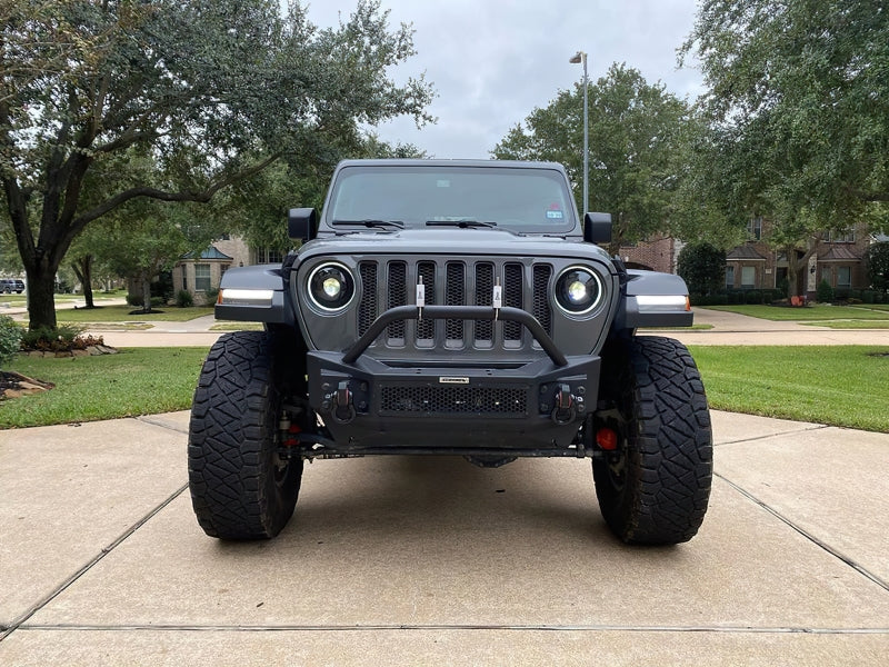 Oracle Oculus Bi-LED Projector Headlights for Jeep JL/Gladiator JT - Matte Blk - 5500K