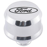 Ford Racing Slant Edge Breather - Polished