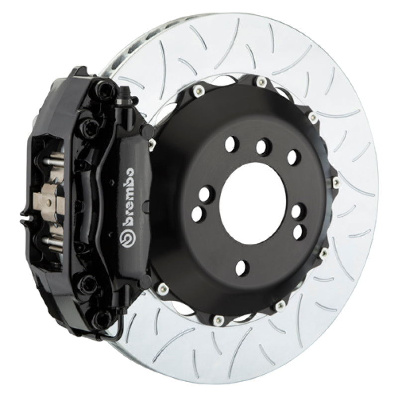 Brembo 00-05 ML500/ML55 AMG Rear GT BBK 4 Piston Cast 2pc 345x28 2pc Rotor Slotted Type3-Black