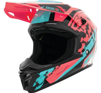 THH Helmets T710XR Renegade Coral/Bue - XS