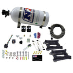 Nitrous Express Dual Holley/Gasoline Nitrous Kit (100-500HP) w/10lb Bottle