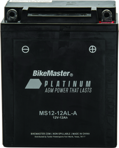 BikeMaster AGM Battery - MS12-12AL-A