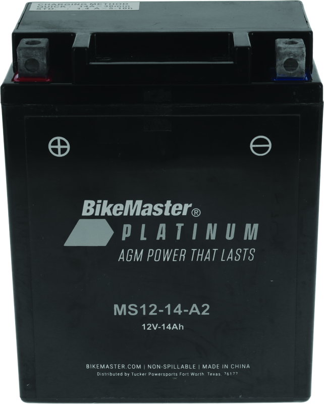BikeMaster AGM Battery - MS12-14-A2