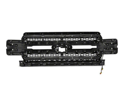 Raxiom 18-20 Ford F-150 CXR Series LED Upper Replacement Grille with White DRL- Black