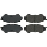 Centric Posi-Quiet Ceramic Brake Pads w/Hardware - Rear