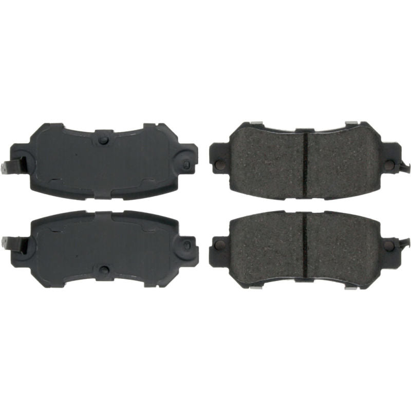 Centric Posi-Quiet Ceramic Brake Pads w/Shims & Hardware - Rear