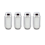 McGard Hex Lug Nut (Cone Seat) M14X1.5 / 22mm Hex / 1.945in. Length (4-Pack) - Chrome