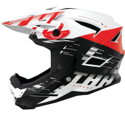 THH Helmets T-42 BMX Xtreme  White/Red Youth - Small