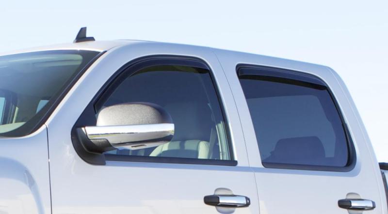 Lund 15-17 Chevy Silverado 2500 Ext. Cab Ventvisor Elite Window Deflectors - Smoke (4 Pc.)