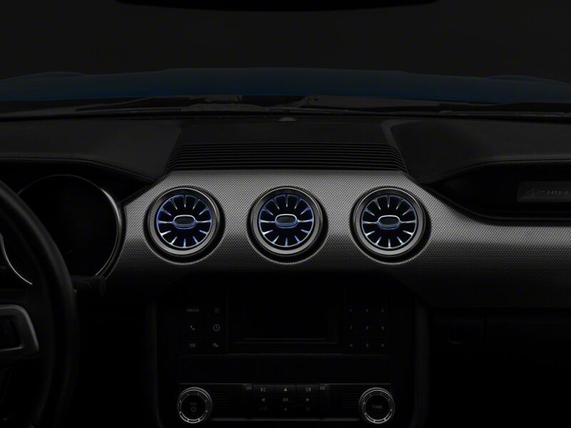 Raxiom 15-23 Ford Mustang Axial Series LED Color Changing Air Vent Outlets