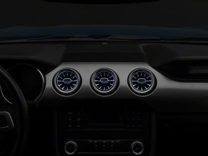 Raxiom 15-23 Ford Mustang Axial Series LED Color Changing Air Vent Outlets