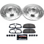 Power Stop 93-95 Mazda RX-7 Rear Z26 Street Warrior Brake Kit