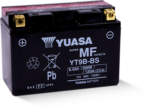 Yuasa YT9B-BS Maintenance Free 12 Volt AGM Battery (Bottle Supplied)