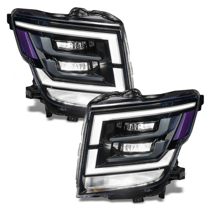 Oracle 21-22 Nissan Titan Demon Eye RGB Headlight Upgrade Kit - ColorSHIFT w/o Controller