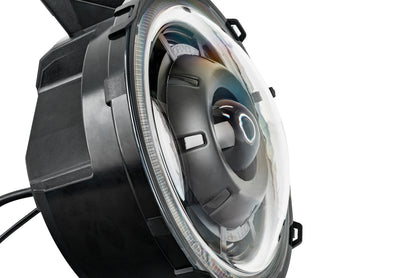 Oracle Oculus Bi-LED Projector Headlights for Jeep JL/Gladiator JT Satin Silver 5500K
