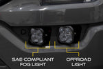 Diode Dynamics 21-22 Ford F-150 SS3 LED Fog Pocket Kit - Yellow Max