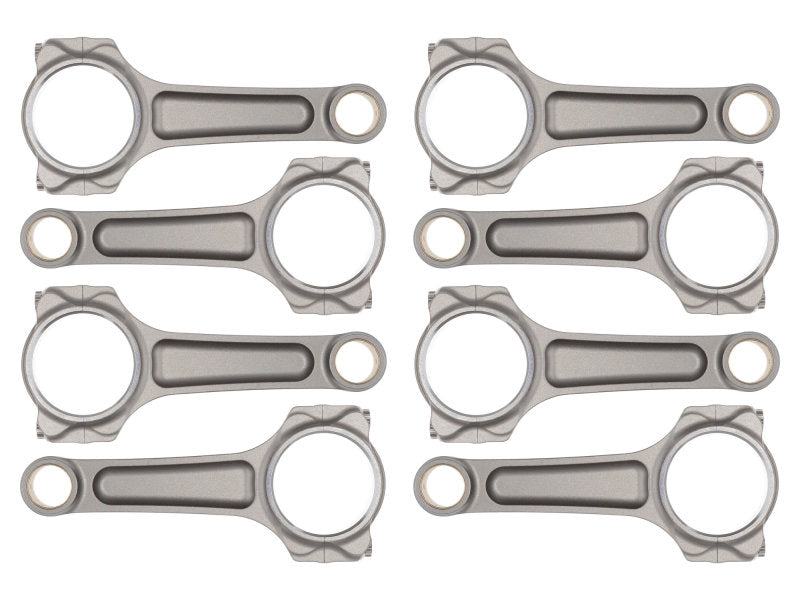 Manley Small Block Chevrolet 6.000in 2.100in Crankshaft I-Beam Connecting Rods - Set of 8