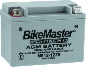 BikeMaster AGM Battery - MS12-12ZS