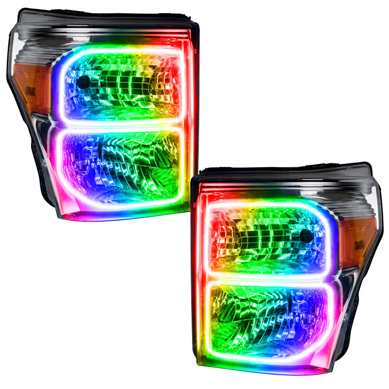 Oracle 11-16 Ford F250/350 LED HL - ColorSHIFT w/ BC1 Controller