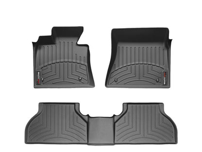 WeatherTech 11+ Porsche Cayenne Front and Rear FloorLiners - Black