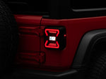 Raxiom 18-22 Jeep Wrangler JL LED Tail Lights- Black Housing - Red Lens