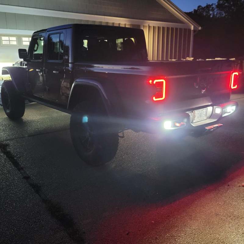 Oracle Jeep Gladiator JT Rear Bumper LED Reverse Lights w/ Plug & Play Harness - 6000K SEE WARRANTY