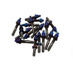 BLOX Racing Xtreme Burnt Titanium Studs M8x1.25x55mm 7 Piece Set