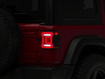 Raxiom 18-23 Jeep Wrangler JL Horizon LED Tail Lights- BlkHousing- Red Lens